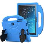 For Samsung Galaxy Tab Advanced2 / T583 Thumb Bracket EVA Shockproof Tablet Case(Blue)