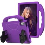 For Lenovo Tab P11 J606F Thumb Bracket EVA Shockproof Tablet Case(Purple)
