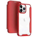 For iPhone 15 Pro Max RFID Blocking Adsorption Flip Leather Phone Case(Red)