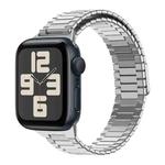 For Apple Watch SE 2023 44mm Bamboo Magnetic Stainless Steel Metal Watch Strap(Silver)