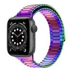 For Apple Watch Series 6 40mm Bamboo Magnetic Stainless Steel Metal Watch Strap(Color)