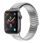For Apple Watch Series 4 44mm Bamboo Magnetic Stainless Steel Metal Watch Strap(Silver)