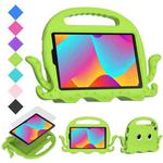 For TCL Tab 8 LE / WiFi 2023 Octopus Style EVA Hybrid PC Shockproof Tablet Case with Strap(Grass Green)