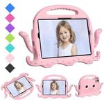 For Samsung Galaxy Tab A9+ X210/X216/X218 Octopus Style EVA Hybrid PC Shockproof Tablet Case with Strap(Pink)