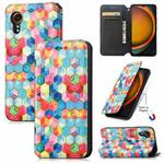 For Samsung Galaxy Xcover 7 CaseNeo Colorful Magnetic Leather Phone Case(Magic Space)