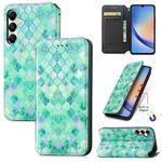 For Samsung Galaxy A35 5G CaseNeo Colorful Magnetic Leather Phone Case(Emeralds)
