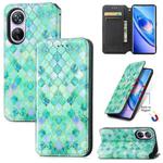 For Blackview A200 Pro CaseNeo Colorful Magnetic Leather Phone Case(Emeralds)