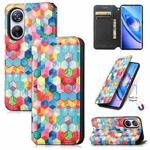 For Blackview A200 Pro CaseNeo Colorful Magnetic Leather Phone Case(Magic Space)