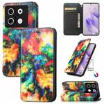 For Infinix Zero 30 5G CaseNeo Colorful Magnetic Leather Phone Case(Colorful Cloud)