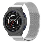 For Amazfit Active Edge A2212 Milan Magnetic Steel Mesh Watch Band(Silver)