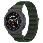 For Amazfit Active Edge A2212 Nylon Loop Hook and Loop Fastener Watch Band(Green)