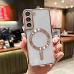 For Samsung Galaxy S23+ 5G MagSafe Electroplating TPU Phone Case(Rose  Gold)