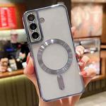 For Samsung Galaxy S24 FE 5G MagSafe Electroplating TPU Phone Case(Sierra Blue)