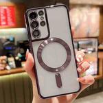 For Samsung Galaxy S25 Ultra 5G MagSafe Electroplating TPU Phone Case(Purple)