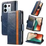 For Xiaomi Redmi Note 13 Pro 5G CaseNeo Splicing Dual Magnetic Buckle Leather Phone Case(Blue)
