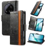 For Xiaomi 15 Ultra CaseNeo Splicing Dual Magnetic Buckle Leather Phone Case(Black)