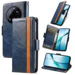 For Xiaomi 15 Ultra CaseNeo Splicing Dual Magnetic Buckle Leather Phone Case(Blue)