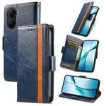 For Redmi Turbo 4 CaseNeo Splicing Dual Magnetic Buckle Leather Phone Case(Blue)