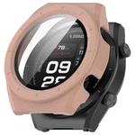 For Xiaomi Watch H1 PC + Tempered Film Integrated Watch Protective Case(Pink)