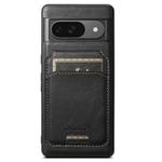For Google Pixel 9 Suteni H15 Oil Eax Leather Detachable Wallet Back Phone Case(Black)