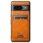 For Google Pixel 9 Suteni H15 Oil Eax Leather Detachable Wallet Back Phone Case(Khaki)