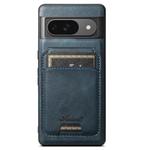 For Google Pixel 9 Suteni H15 Oil Eax Leather Detachable Wallet Back Phone Case(Blue)