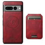 For Google Pixel 10 Pro XL Suteni H15 Oil Eax Leather Detachable Wallet Back Phone Case(Red)