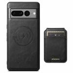 For Google Pixel 10 Pro Suteni H15 Oil Eax Leather Detachable Wallet Back Phone Case(Black)