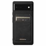 For Google Pixel 6 Pro Suteni H16 Litchi Texture Leather Detachable Wallet Back Phone Case(Black)