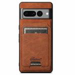 For Google Pixel 10 Suteni H16 Litchi Texture Leather Detachable Wallet Back Phone Case(Khaki)