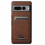 For Google Pixel 10 Pro XL Suteni H16 Litchi Texture Leather Detachable Wallet Back Phone Case(Brown)