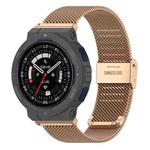 For Amazfit Active Edge A2212 Milan Mesh Single Buckle Watch Band(Rose Gold)