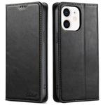 For iPhone 11 Suteni J02 Oil Wax Wallet Leather Phone Case(Black)