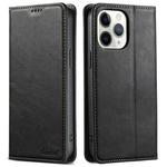 For iPhone 11 Pro Suteni J02 Oil Wax Wallet Leather Phone Case(Black)