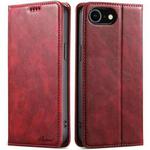 For iPhone 7 / 8 / SE 2022 Suteni J02 Oil Wax Wallet Leather Phone Case(Red)