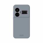 For Realme GT5 MOFI Qin Series Skin Feel All-inclusive PC Phone Case(Gray)