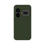 For Realme GT5 MOFI Qin Series Skin Feel All-inclusive PC Phone Case(Green)