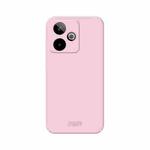 For Realme GT 7 Global MOFI Qin Series Skin Feel All-inclusive PC Phone Case(Pink)