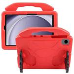 For Samsung Galaxy Tab A9+ 10.95 2023 Thumb Bracket EVA Shockproof Tablet Case(Red)