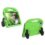 For Samsung Galaxy Tab S9 FE 11.0 2023 Thumb Bracket EVA Shockproof Tablet Case(Green)