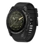 For Garmin Tactix 7 AMOLED Quick Release 26mm Silicone Watch Band(Black)