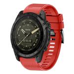 For Garmin Tactix 7 AMOLED Quick Release 26mm Silicone Watch Band(Red)