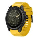 For Garmin Tactix 7 AMOLED Quick Release 26mm Silicone Watch Band(Yellow)