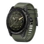 For Garmin Tactix 7 AMOLED Quick Release 26mm Silicone Watch Band(Army Green)