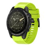 For Garmin Tactix 7 AMOLED Quick Release 26mm Silicone Watch Band(Lime Green)