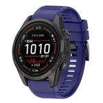For Garmin Epix Pro 51mm Quick Release 26mm Silicone Watch Band(Midnight Blue)