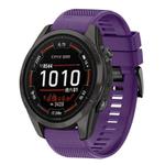 For Garmin Epix Pro 51mm Quick Release 26mm Silicone Watch Band(Purple)