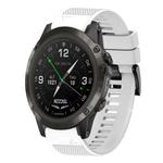 For Garmin D2 Delta PX Quick Release 26mm Silicone Watch Band(White)