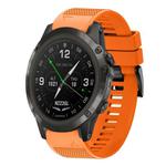 For Garmin D2 Delta PX Quick Release 26mm Silicone Watch Band(Orange)