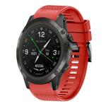 For Garmin D2 Delta PX Quick Release 26mm Silicone Watch Band(Red)